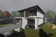 Proiect casa pe structura metalica cu etaj garaj dublu 061 - fatada de casa exterior imagine 8
