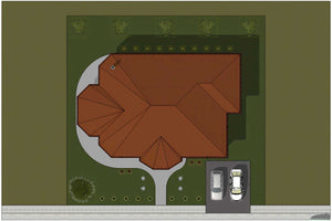 Proiect casa pe structura metalica brancoveneasca parter 004 - acoperis casa traditionala imagine 10 thumbnail
