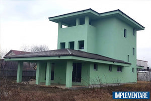 Proiect casa pe structura metalica cu 2 etaje 294-007 - fatada casa exterior imagine 13 thumbnail