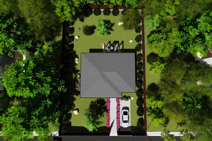 Proiect casa pe structura metalica cu 3 camere si 2 bai 044 - acoperis de casa imagine 10 thumbnail