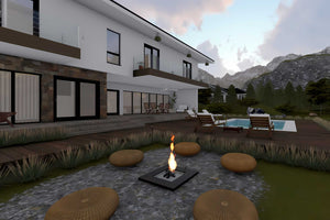Proiect casa pe structura metalica cu etaj 059 - fatada casa imagine 7 thumbnail