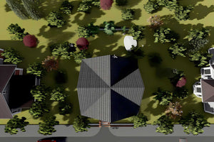 Proiect casa pe structura metalica cu etaj 180 mp 180-070 - model acoperis imagine 12 thumbnail