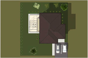 Proiect casa pe structura metalica cu etaj si 4 camere 009 - acoperis imagine 13 thumbnail