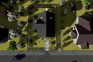 Proiect casa pe structura metalica cu mansarda 4 camere 058 - acoperis de casa moderna imagine 11 thumbnail