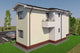 Proiect casa pe structura metalica cu terasa acoperita 014 - model de fatada imagine 5