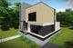 Proiect casa pe structura metalica fara acoperis cu etaj 025 - fatada de casa exterior imagine 3