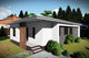 Proiect casa pe structura metalica mica parter 90 mp 088-073 - fatada casa exterior imagine 2