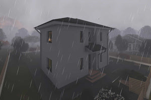Proiect casa pe structura metalica moderna 4 dormitoare 092 - fatada de casa alb murdar imagine 12 thumbnail