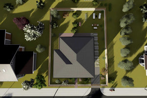 Proiect casa pe structura metalica moderna 4 dormitoare 092 - fatada de casa alb murdar imagine 17 thumbnail