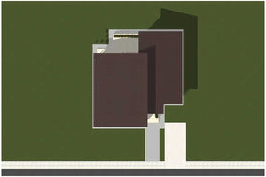 Proiect casa pe structura metalica moderna cu terasa 131-020 - acoperis de casa cu piatra imagine 5 thumbnail