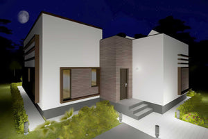 Proiect casa pe structura metalica moderna fara acoperis 027 - fatada de casa exterior imagine 7 thumbnail