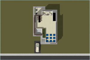 Proiect casa pe structura metalica moderna fara acoperis 027 - model de acoperis stil terasa thumbnail