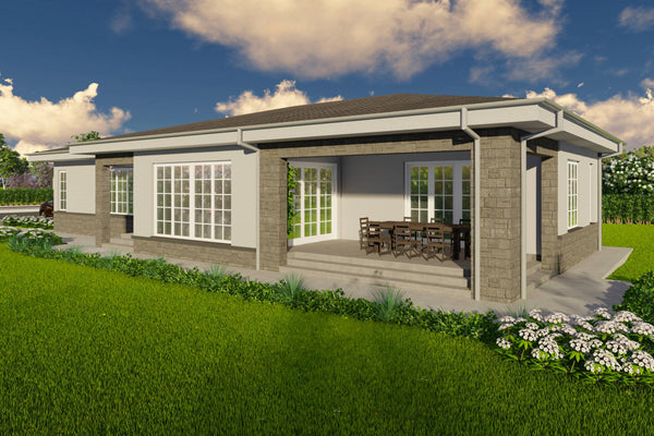 Proiect casa stil mediteranean pe structura metalica imagine 6