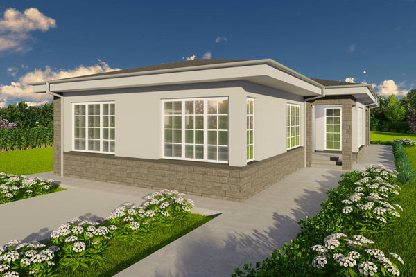 Proiect casa stil mediteranean pe structura metalica imagine 13