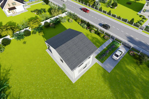Proiect casa structura metalica cu etaj 4 camere 3 bai 160mp - design exterior cladire 15 thumbnail