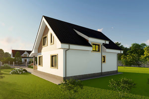 Proiect casa structura metalica de 200mp 3 dormitoare id 123 - imagine proiect la exterior 9 thumbnail