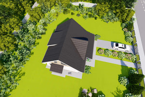 Proiect casa structura metalica de 200mp 3 dormitoare id 123 - imagine proiect la exterior 12 thumbnail