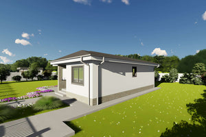 Proiect casa structura metalica la 120 mp cu 3 camere id 122 - imagine exterioara proiect 9 thumbnail
