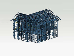 Proiect de casa 220 mp – montaj structura metalica thumbnail