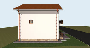 Proiect de casa parter si etaj 137 mp in judetul Braila thumbnail