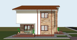 Proiect de casa parter si etaj 171 mp in Snagov judetul Ilfov thumbnail