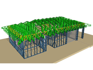 Turnare sapa mecanizata casa parter pe structura metalica thumbnail