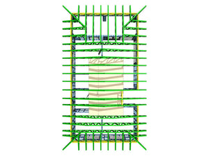 Constructie casa 116 mp in faza de inchideri exterioare fatade cu fibrociment thumbnail