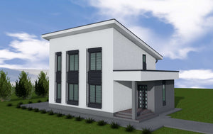 Proiectare casa cu etaj suprafata 161 mp in Constanta thumbnail
