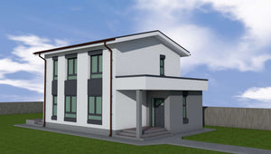 Proiectare casa cu etaj suprafata 161 mp in Constanta thumbnail
