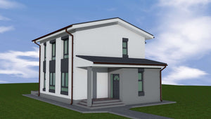 Proiectare casa cu etaj suprafata 161 mp in Constanta thumbnail