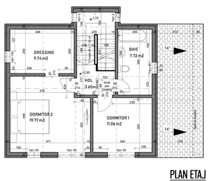 Proiectare casa cu etaj suprafata 161 mp in Constanta thumbnail