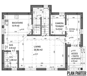 Proiectare casa cu etaj suprafata 161 mp in Constanta thumbnail