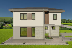 randare arhitecturala lateral dreapta model de constructie metalica thumbnail