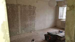 Renovare apartament 120 mp in Baneasa decopertare pereti si tavane thumbnail