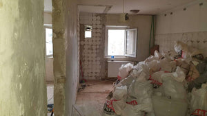 Renovare apartament 120 mp in Baneasa decopertare pereti si tavane thumbnail