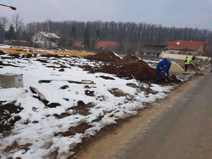 Sapatura fundatie gard din beton si lemn GA04 thumbnail