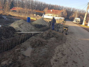 Sapatura fundatie gard din beton si lemn GA04 thumbnail