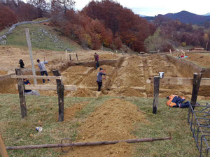 Sapatura manuala grinzi si cuzineti fundatie restaurant 620mp judetul Brasov thumbnail