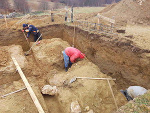 Sapatura manuala grinzi si cuzineti fundatie restaurant 620mp judetul Brasov thumbnail