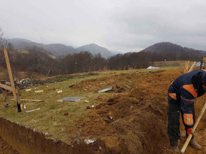 Sapatura manuala grinzi si cuzineti fundatie restaurant 620mp judetul Brasov thumbnail