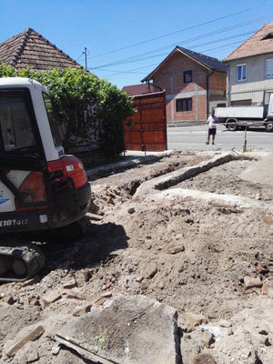 Sapatura mecanizata fundatie casa metalica gold 191 mp in Sibiu thumbnail