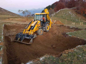 Sapatura mecanizata pentru fundatie restaurant, proiect de 620mp in Brasov thumbnail