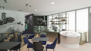 Servicii design interior pentru cafenea 90mp in Bucuresti thumbnail