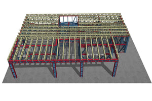 structura metalica a parterului pentru proiect casa cu etaj thumbnail