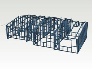 Supraetajare pe structura metalica 120 mp pentru constructie din zidarie thumbnail