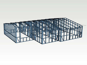 Supraetajare pe structura metalica 120 mp pentru constructie din zidarie thumbnail