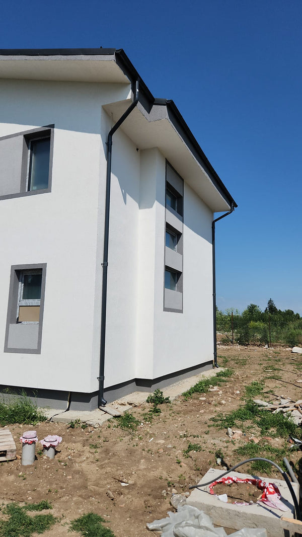 tencuiala decorativa casa schelet metalic fata laterala dreapta