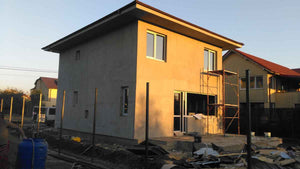 Aplicare tencuiala decorativa siliconata casa metalica model 191 mp thumbnail