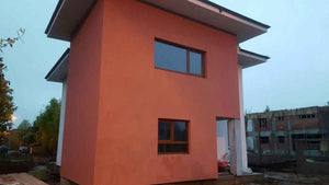 Aplicare tencuiala decorativa siliconata casa metalica model 191 mp thumbnail