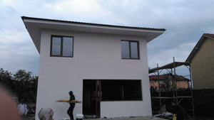 Aplicare tencuiala decorativa siliconata casa metalica model 191 mp thumbnail